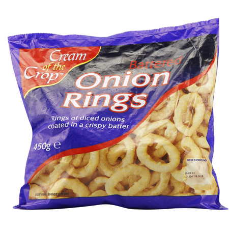 battered onion rings