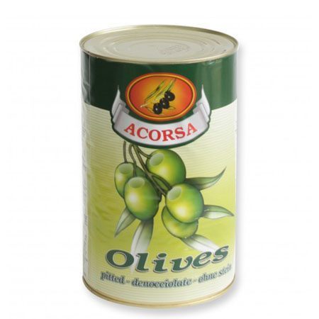 pitted green olives