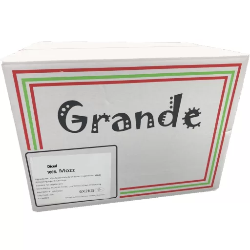 100% Grande Cheese Diced - FROZEN