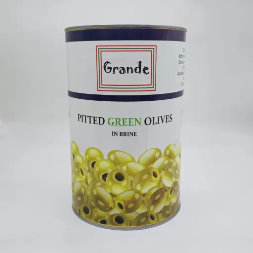 Grande Whole Pitted Green Olives 5kg Tin