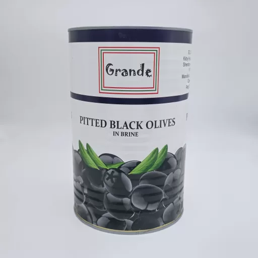 Grande Pitted Black Olives 4.1kg Tin