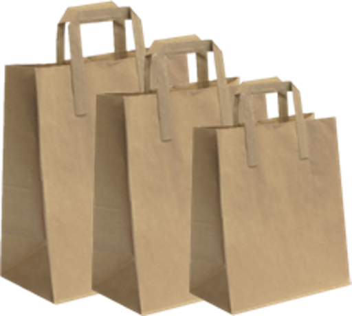 Brown Carrier Bag Handle