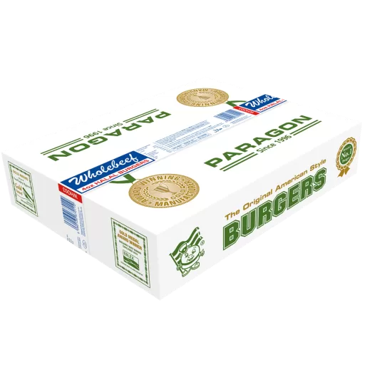 PARAGON 4OZ WHOLE BEEF BURGER 48X113g - HALAL