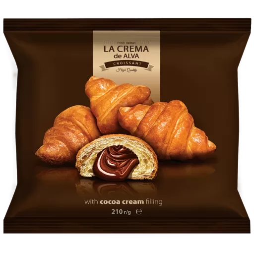 LA CREMA FILLED CROISSANTS CHOC 210G X 10