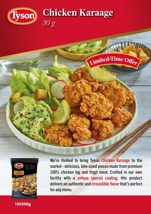 Tyson Coated Chicken Karaage 30g - Bag 600g - Image 2